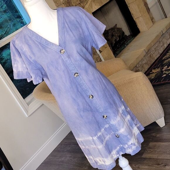 Mud Pie Purple Mini Dress - Picture 1 of 7